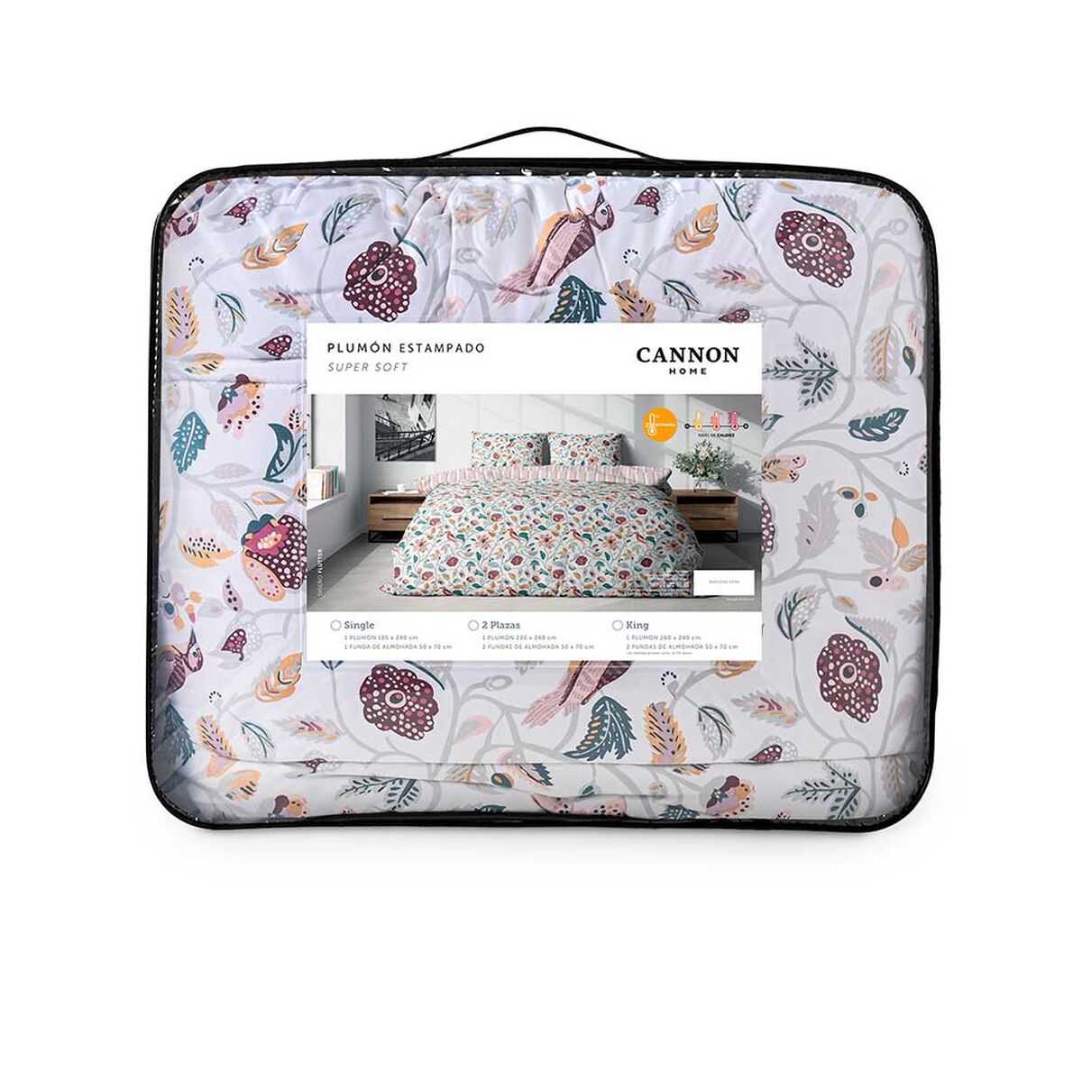 Cubrecama Cannon 1.5 Plazas Flutter