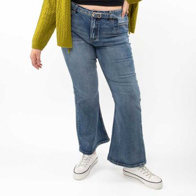 Jeans Recto Mujer Extralindas