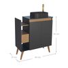 Vanitorio + Lavamanos Vekkahome Lotus 80 Negro