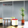 Cortina Roller Blackout Vincenzi Gris 120 x 230 cm
