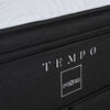 Box Spring Rosen 1,5 Plazas Tempo + Set Maderas Bilbao