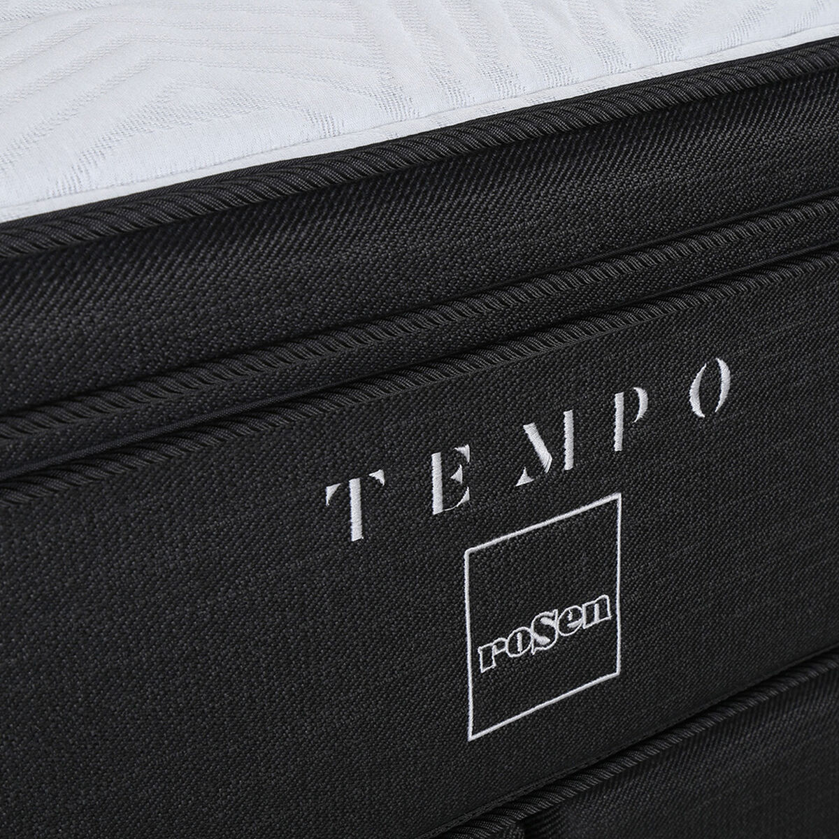 Box Spring Rosen 1,5 Plazas Tempo + Set Maderas Bilbao