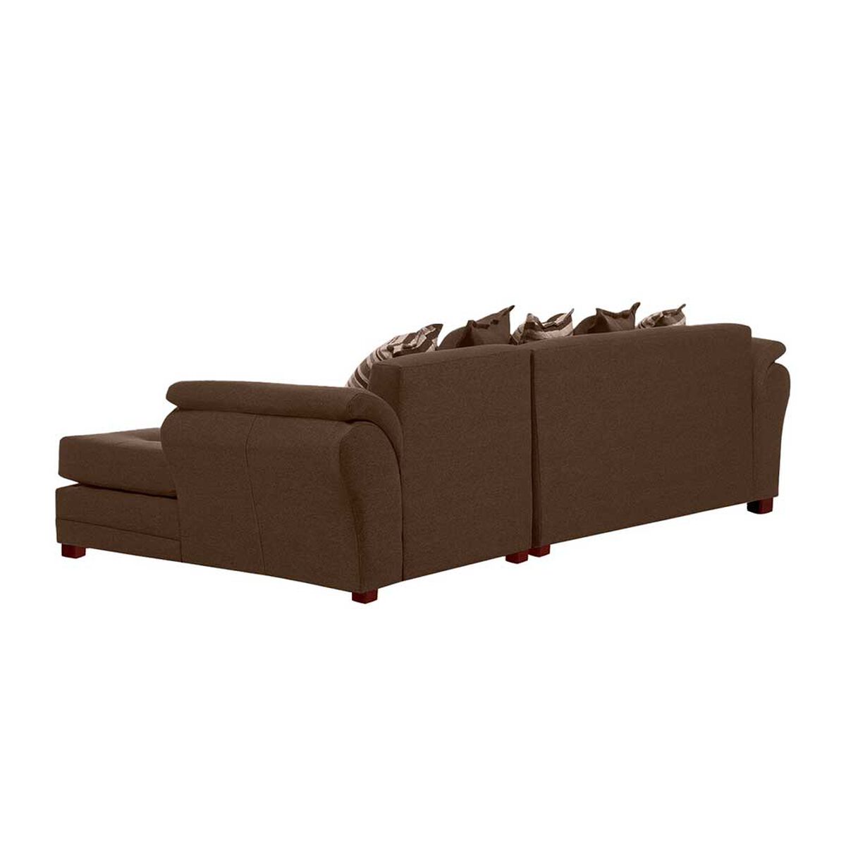 Sof&aacute; Seccional Derecho Living Factory Mustang 4 Cuerpos Moro