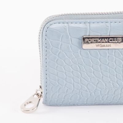 Imagen 2 del producto Billetera Piton Celeste Eco Cuero Mujer Portman Club