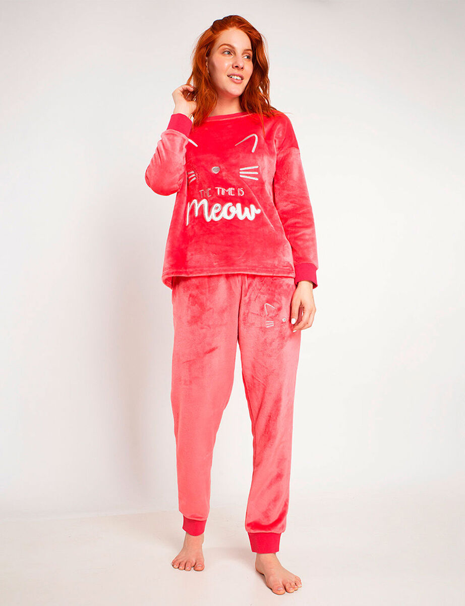 Pijama Polar Mujer Lady Genny Abc