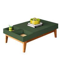 Mesa De Centro Onessta Vitta Verde y Café