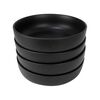 Set 4 Platos Hondo Doral Porto Servo Negro