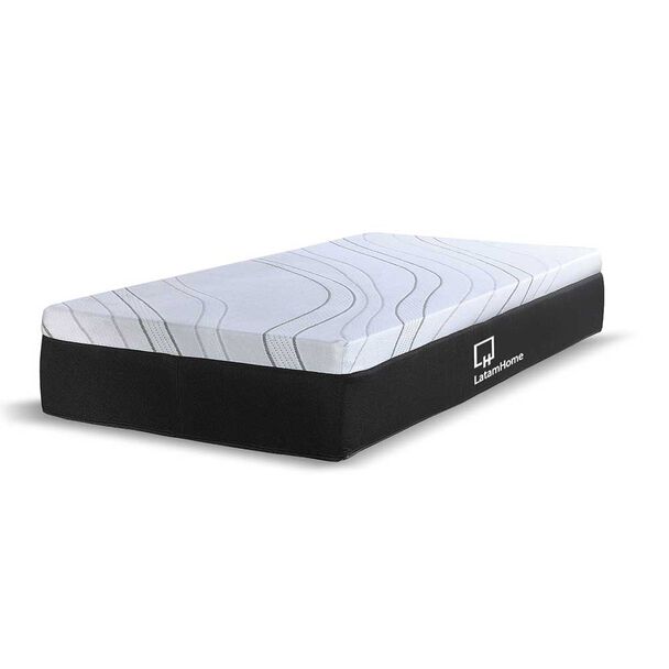 Colchón Latam Home 1,5 Plazas Zen Top Foam Soft