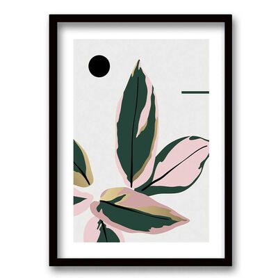 Cuadro Decorativo Retela Ruby Rosa II 70 x 50 cm