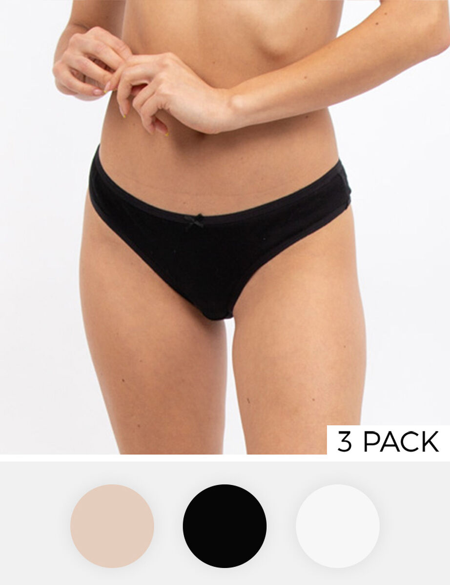 Pack 3 Calzones Pantaletas Mujer Icono