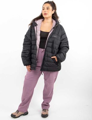 Imagen 2 del producto Parka Deportiva Mujer Alpinextrem Negro, Verde