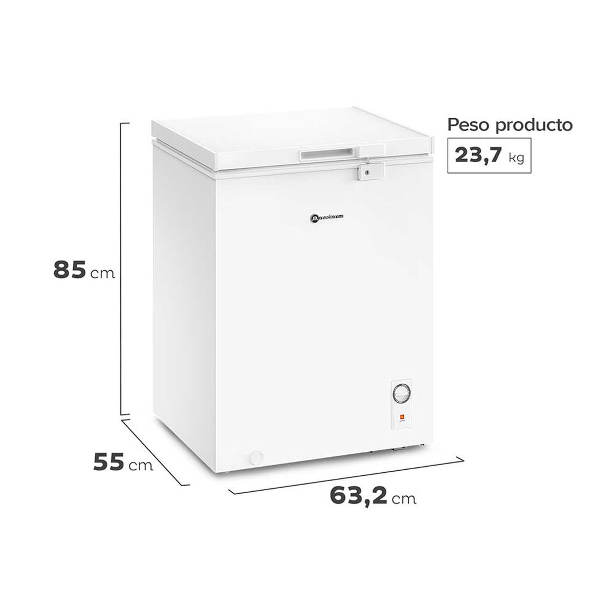 Freezer Horizontal Mademsa M150D 142 lts&nbsp;