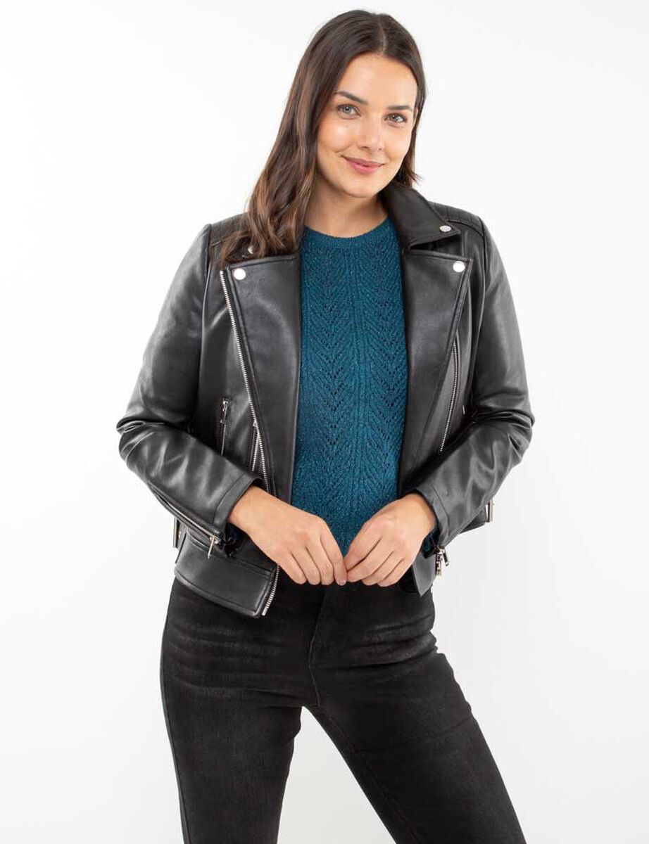 Chaqueta Ecocuero Mujer Zibel