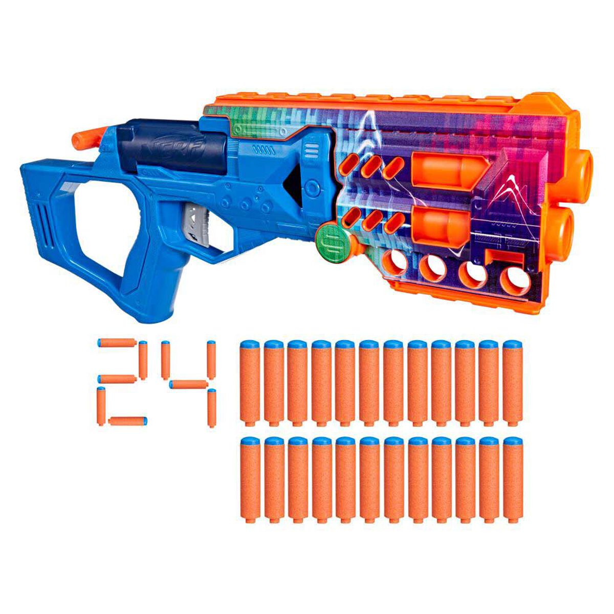 Lanzador Nerf N Series Cobaltfury 24 Dardos