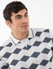 Polera Piqué Con Estampados Hombre Icono