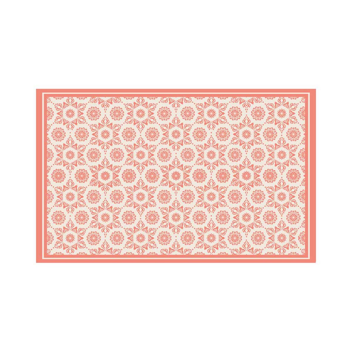 Alfombra Davanti Flor Hind&uacute; Coral 140 x220 Flor Hind&uacute; Coral