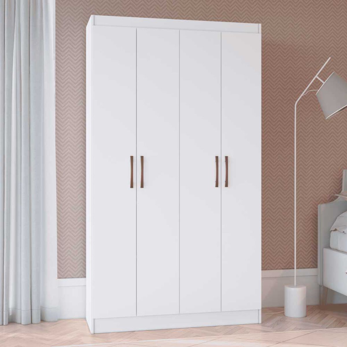 Closet Exit Multiuso 4 Puertas Blanco