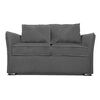 Juego de Living Elegant Detail Atlanta Sofá 3 Cuerpos + Sofá 2 Cuerpos Gris