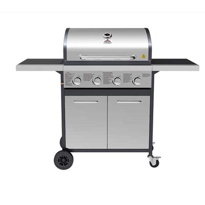 Parrilla a Gas American Grill 4 Quemadores Oregon Inox
