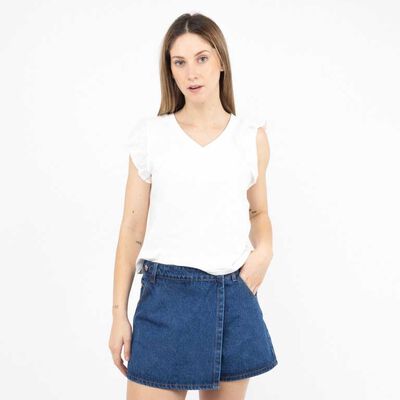 Polera Manga Corta Mujer Zibel