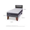Cama Europea CIC 1,5 Plazas Ortopedic Advance + Respaldo Munich
