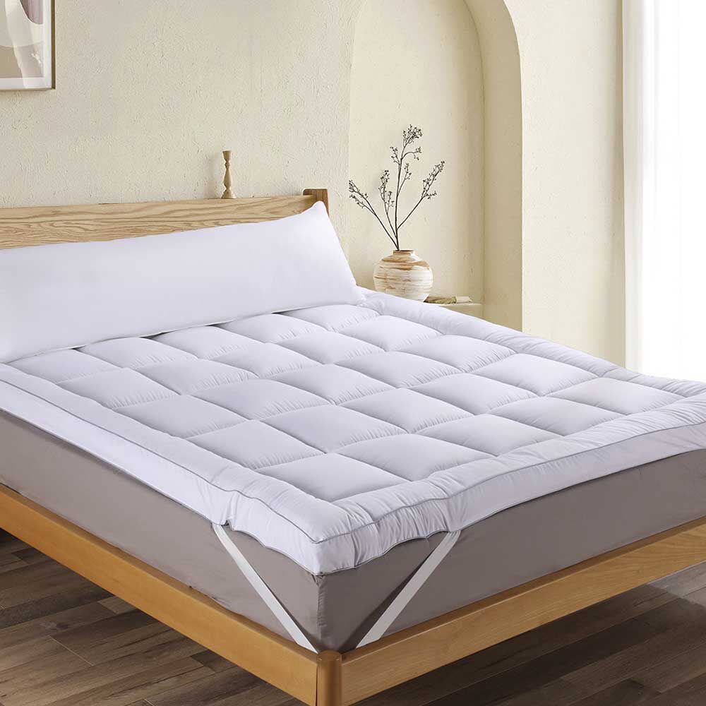 Topper Illusions 1,5 Plazas Microfibra Blanco