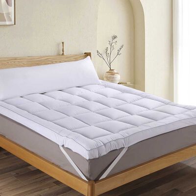 Topper Illusions 1,5 Plazas Microfibra Blanco
