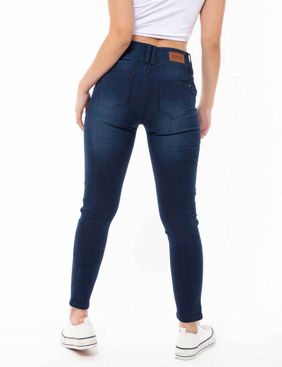 Jeans Skinny Push Up  Mujer Icono