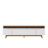 Rack TV Decocasa Flyn Stilo Hasta 75" Off White