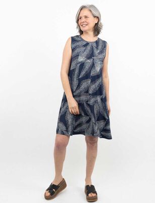 Imagen 2 del producto Vestido Corto Sin Mangas Mujer Portman Club Azul, Cafe, Coral, Crudo, Negro