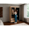 Closet Tuhome Houston 4 Puertas 2 Cajones Cartagena Wengue