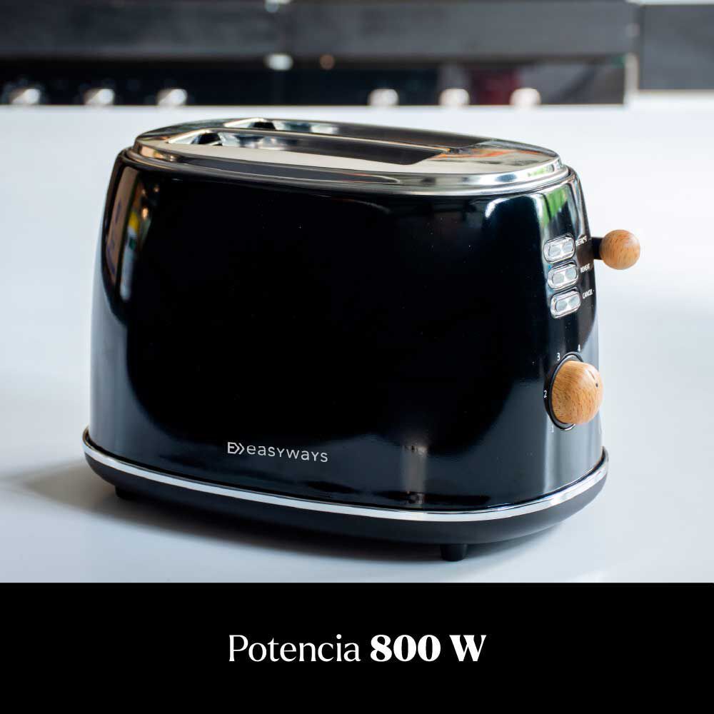Tostador Easyways Design Negro, foto 2