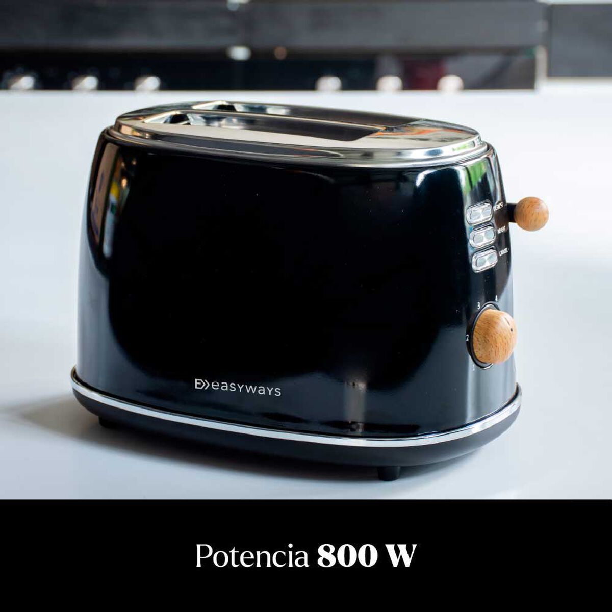 Tostador Easyways Tostador Desing Negro