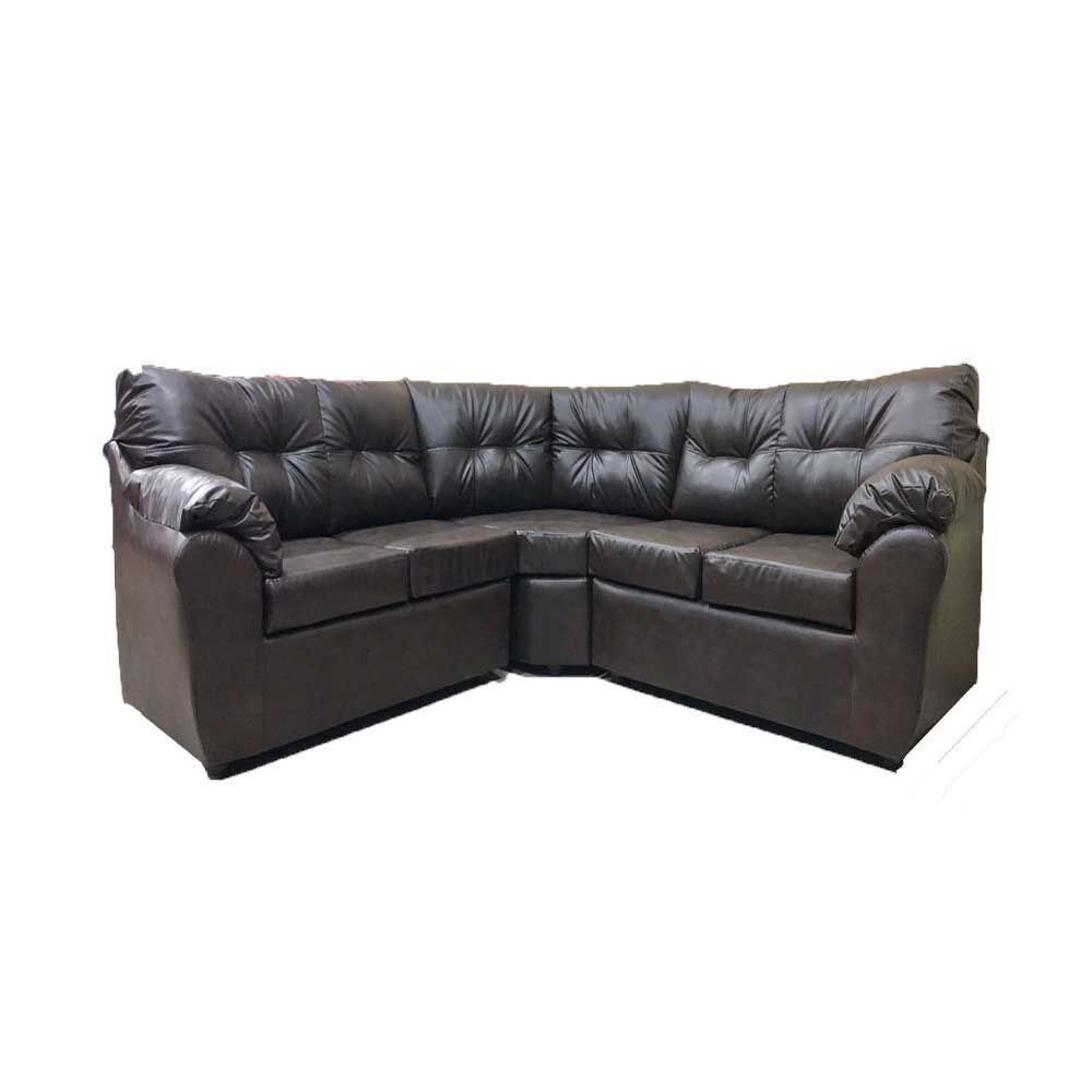 Sofá Seccional Muebles MPR Alerce 5 Café