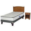 Cama Europea Innova 1,5 Plazas +  Set Maderas Arezzo