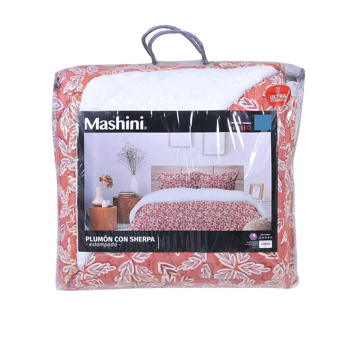 Plumón Microfibra Sherpa Mashini King Avellano