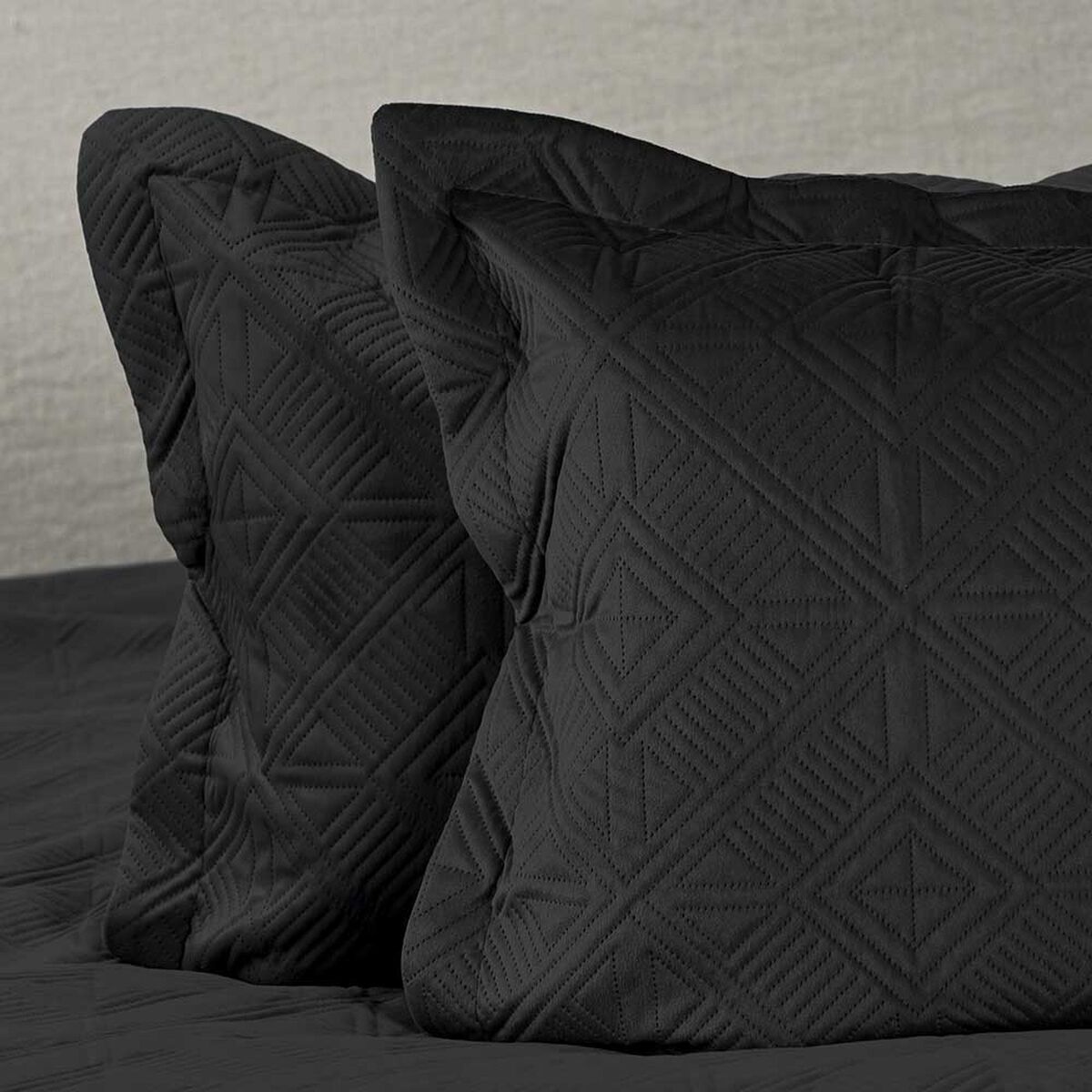 Quilt Sherpa American Family 2 Plazas Grafito