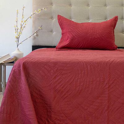 Quilt Doral 1,5 Plazas Burdeo Bubbly