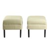 Set Pouf 2 Bodevir Sky PU 00 Beige 