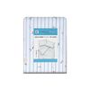 Juego de S&aacute;banas American Family King Florelia Lines 144 Hilos Blanco