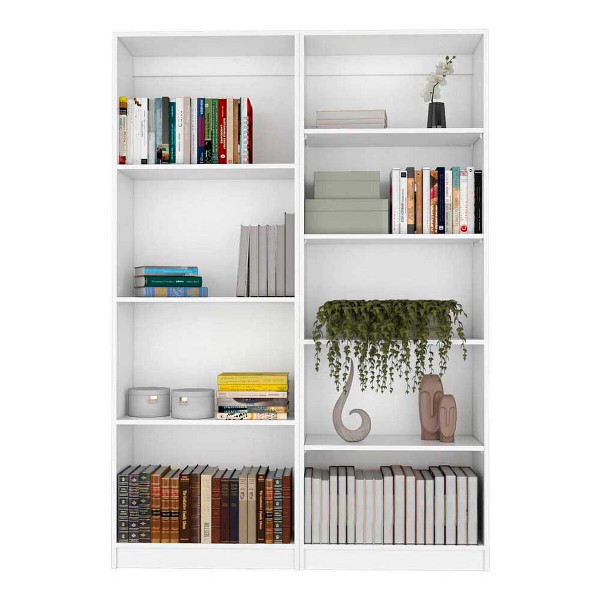 Estante 4 Repisas + Estante 5 Repisas TuHome Home Blanco