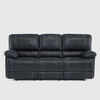 Juego de Living Reclinable Daniels Castle Sof&aacute; 3 Cuerpos + 2 Bergere Gris