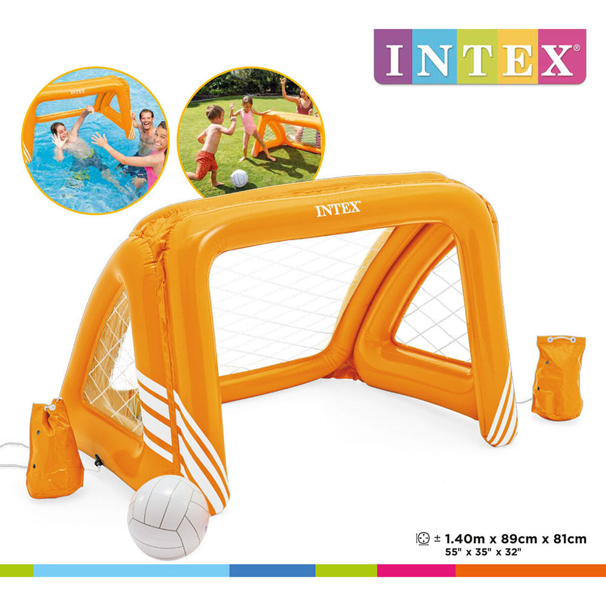 Arco de Fútbol Inflable Intex
