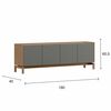 Rack Roca Barcelona 75" Verde