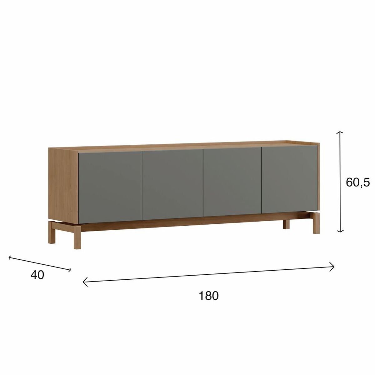 Rack Roca Barcelona 75" Verde