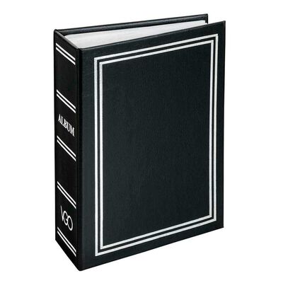 &Aacute;lbum para Fotos Cart&oacute;n Vgo Cl&aacute;sico Liso 100 Fotos Negro