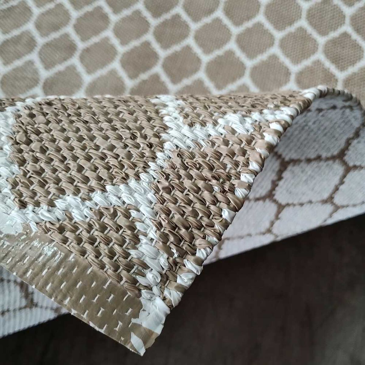 Bajada de Cama Idetex Kala D1 110 x 70 Beige
