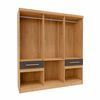 Closet Yardas Liliana 6 Puertas 4 Cajones Bicolor