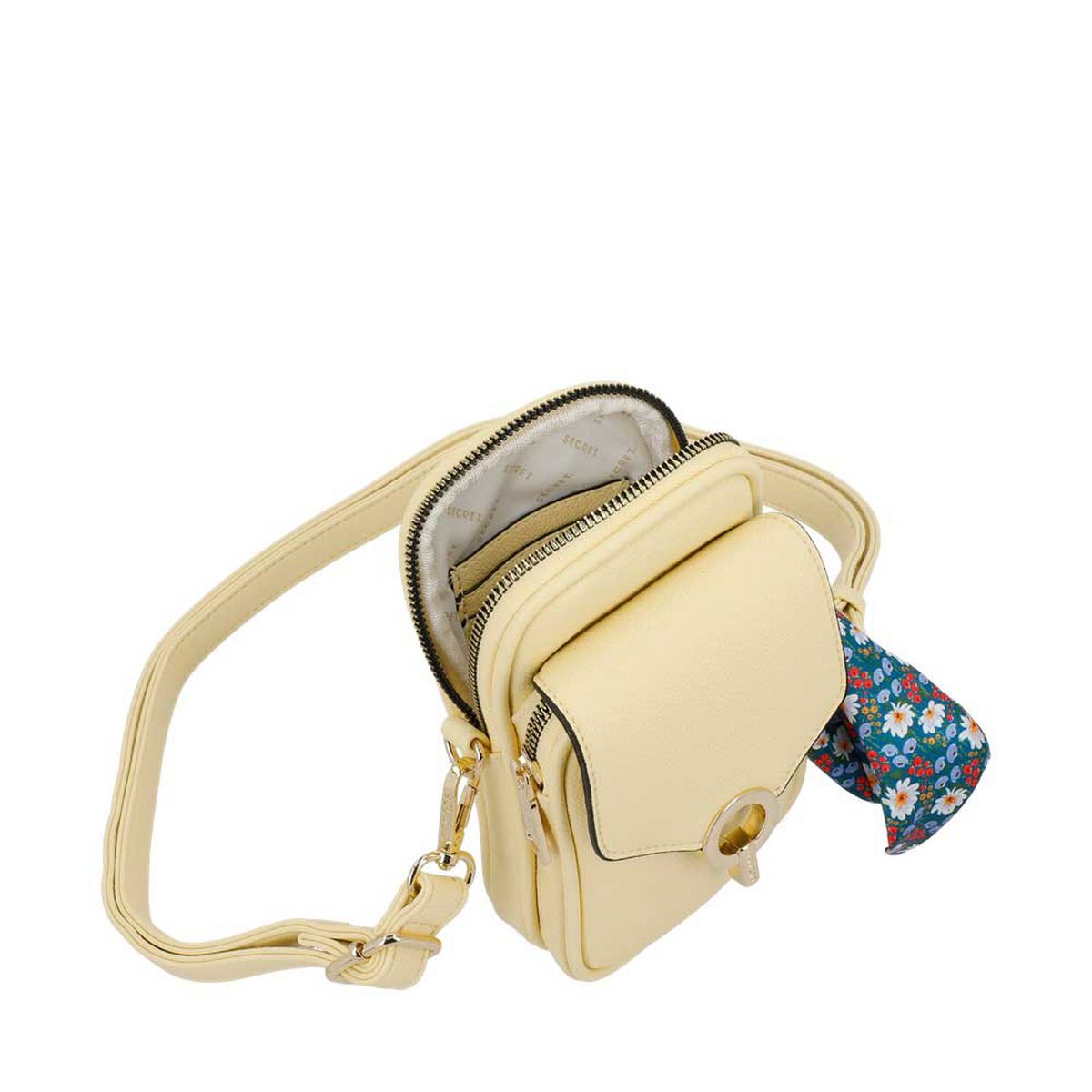 Portacelular de Mujer Secret Bergen SC7 Grande Amarillo