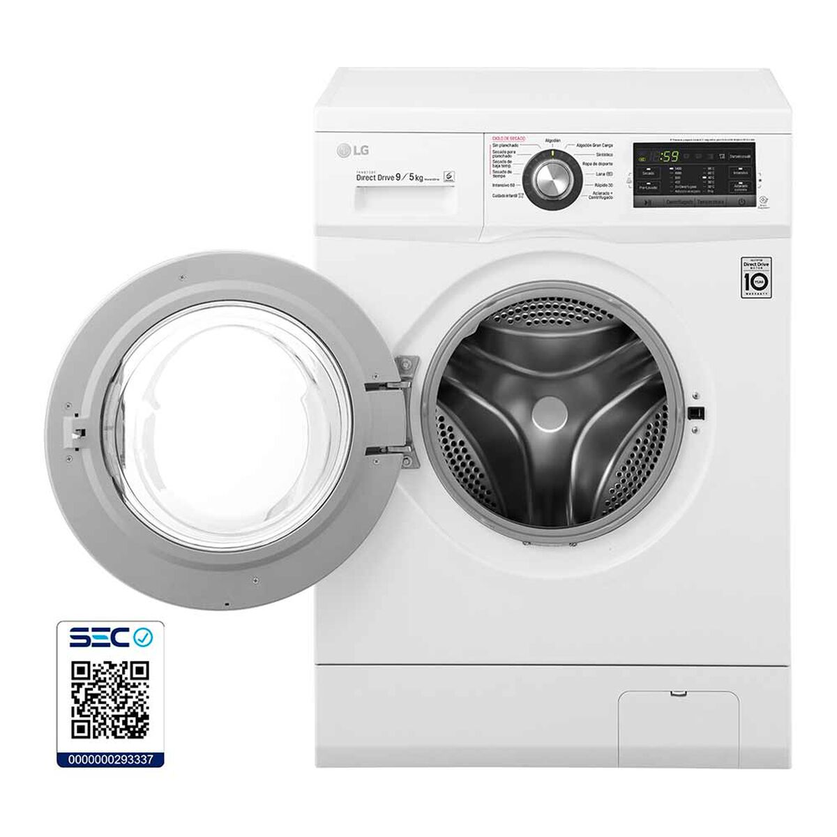 Lavadora Secadora LG WD9WE6 9/5 kg
